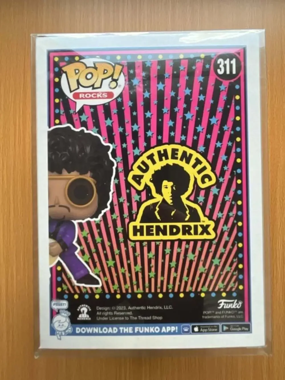 Funko Pop! Rocks Jimi Hendrix #311 2023 Summer Convention Limited Edition